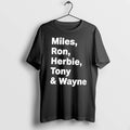Officials Miles Ron Herbie Tony And Wayne Tee Premium T Shirt