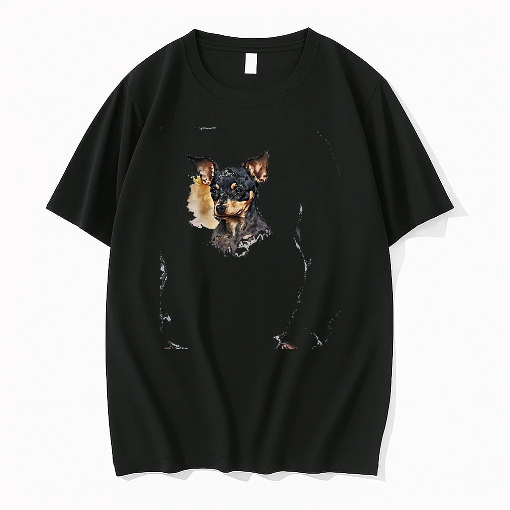 Officials Miniature Pinscher Dog Portrait Premium T Shirt