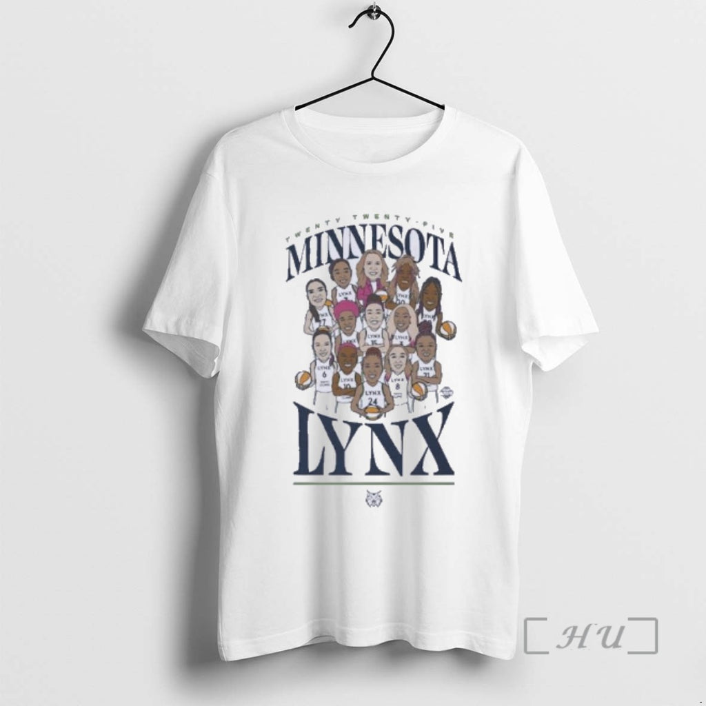 Officials Minnesota Lynx Team Caricature Tee Shirt Sweater