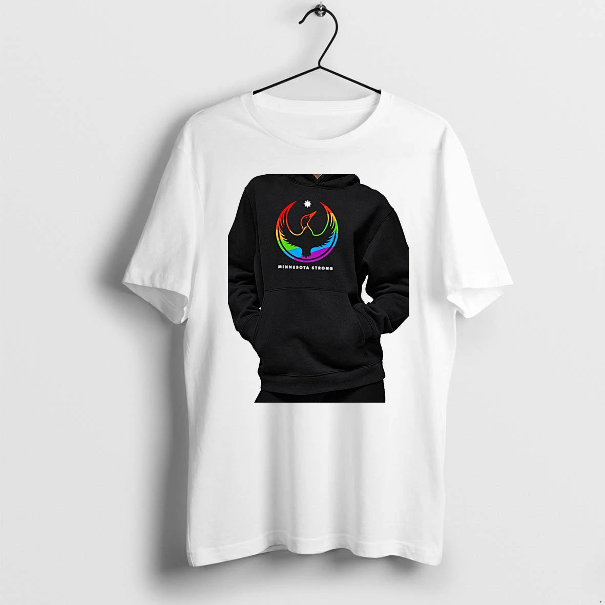 Officials Minnesota Strong Pride Loon Logo Premium T Shirt