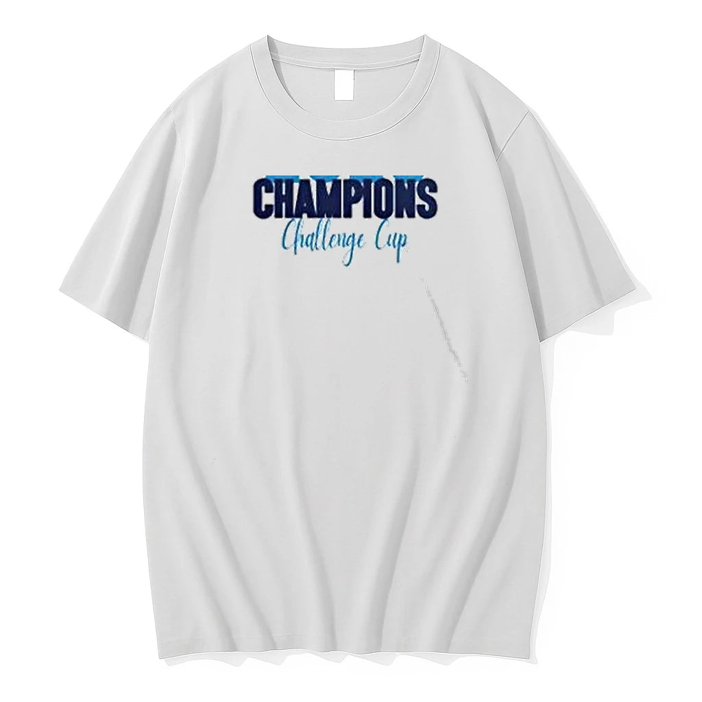 Officials Montpellier Herault Rugby Challenge Cup 2026 Trophy 2 Sides Copy Premium T Shirt