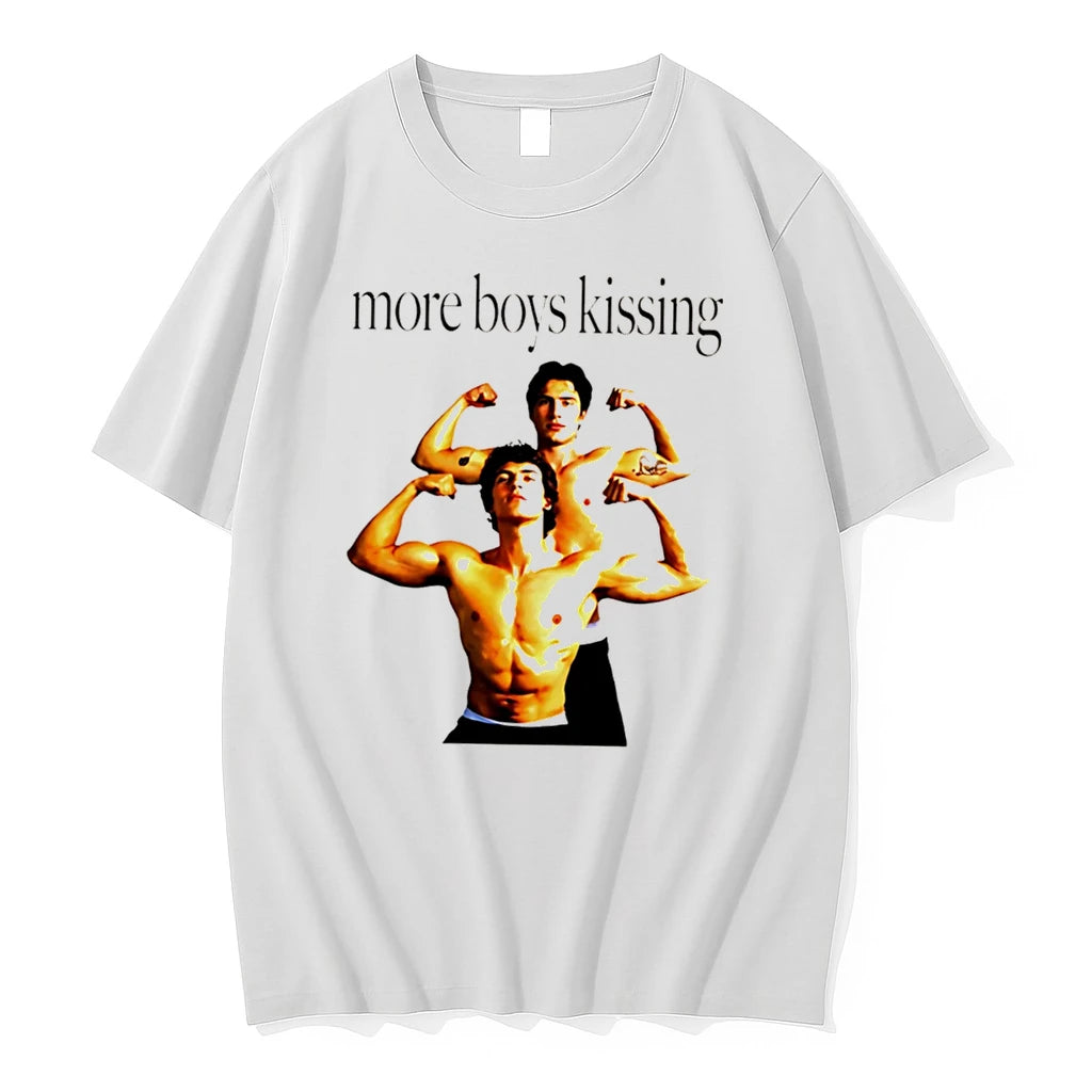 Officials More Boys Kissing Muscular Men Flex Biceps Physique Tee Premium T Shirt