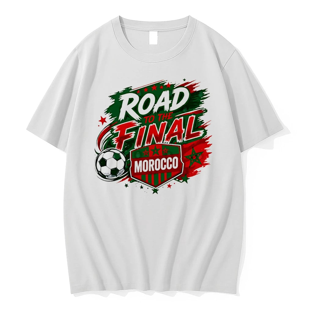 Officials Morocco Road To The Final Soccer Crest Football Tee Premium T Shirt