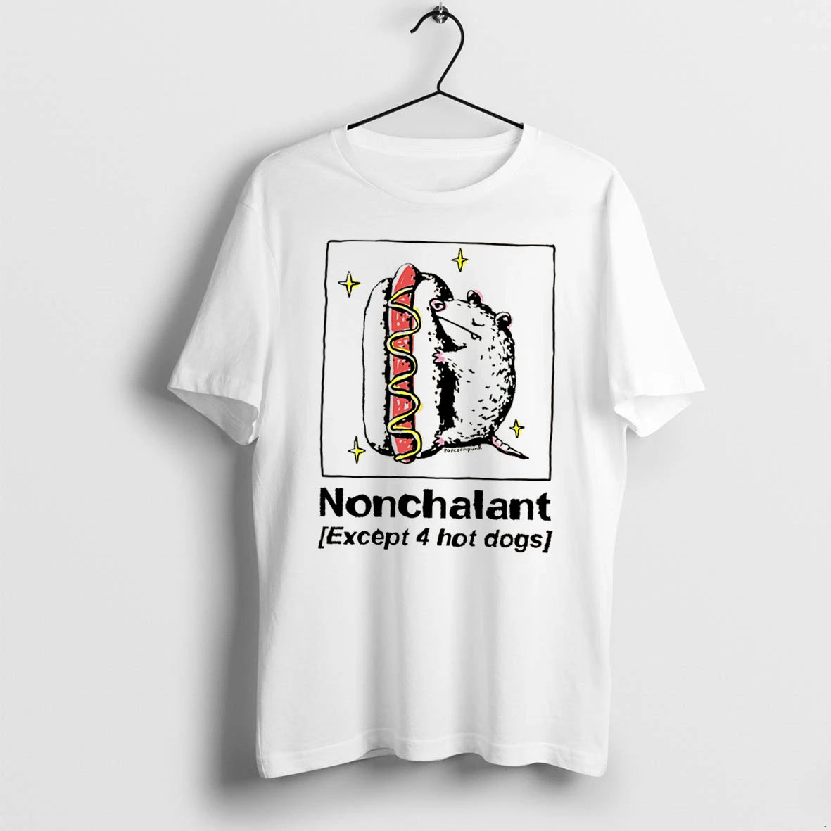 Officials Mouse Nonchalant Except 4 Hot Dogs Tee Premium T Shirt