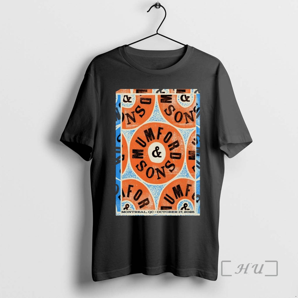 Officials Mumford And Sons October 17 2025 Centre Bell In Montreal Qc Tee Shirt Sweater