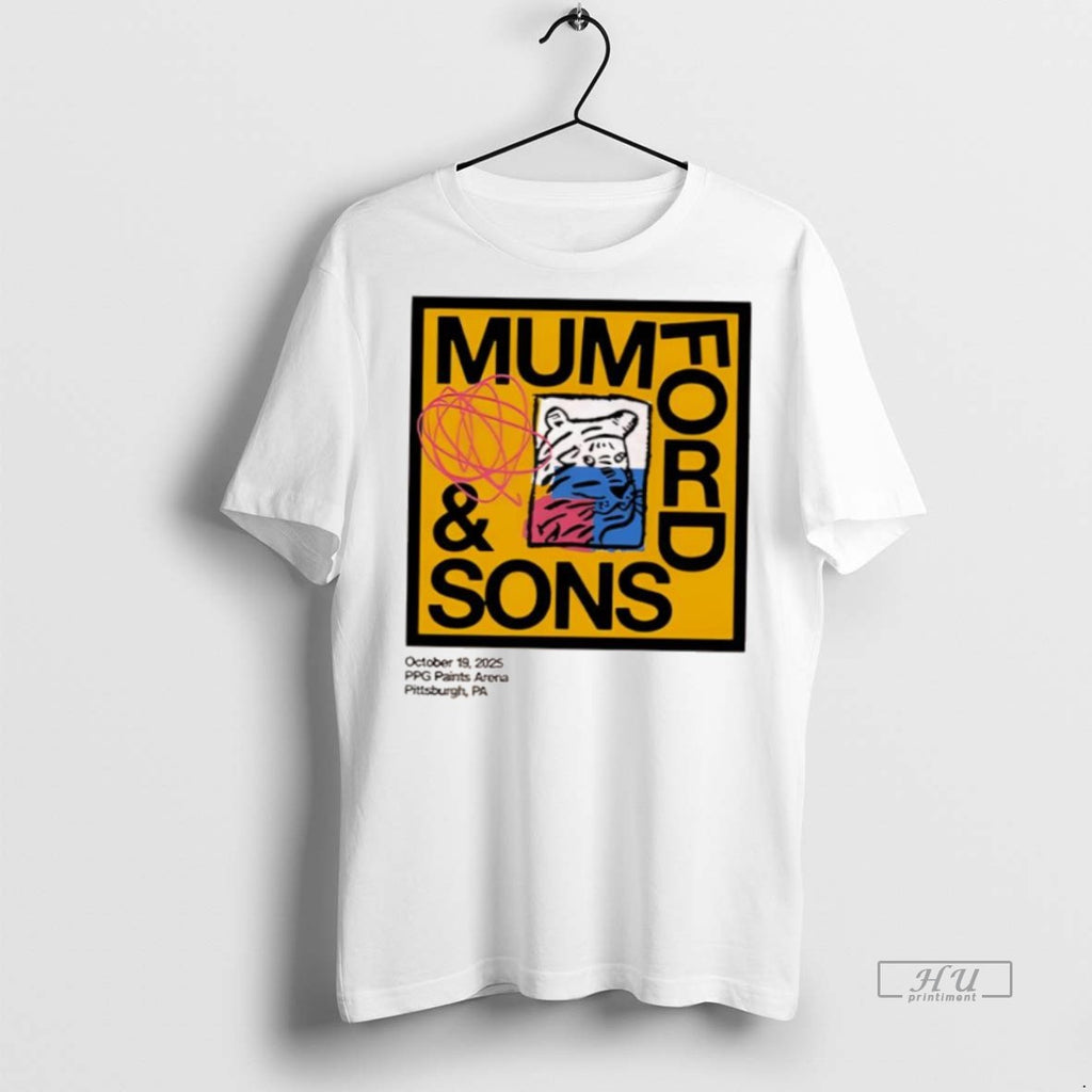 Officials Mumford Sons Ppg Paints Arena Pittsburgh Pa October 19 2025 Graphic Tee Shirt Sweater