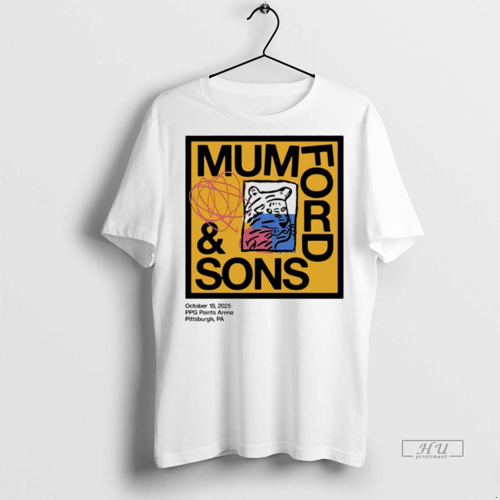 Officials Mumford And Sons Ppg Paints Arena Pittsburgh Pa Graphic Tee Shirt Sweater