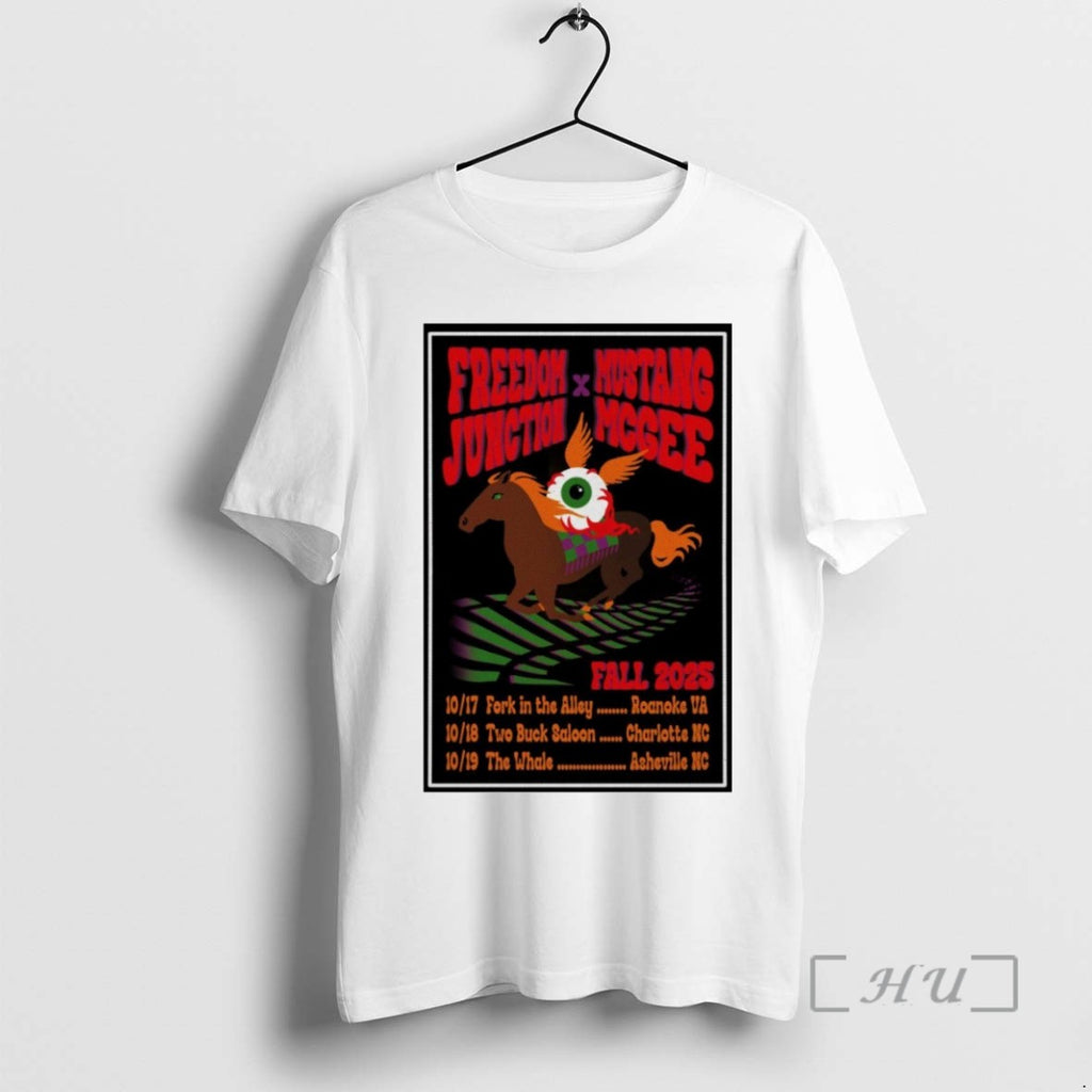 Officials Mustang Mcgee Freedom Junction Fall Tour 2025 T Shirt Sweater