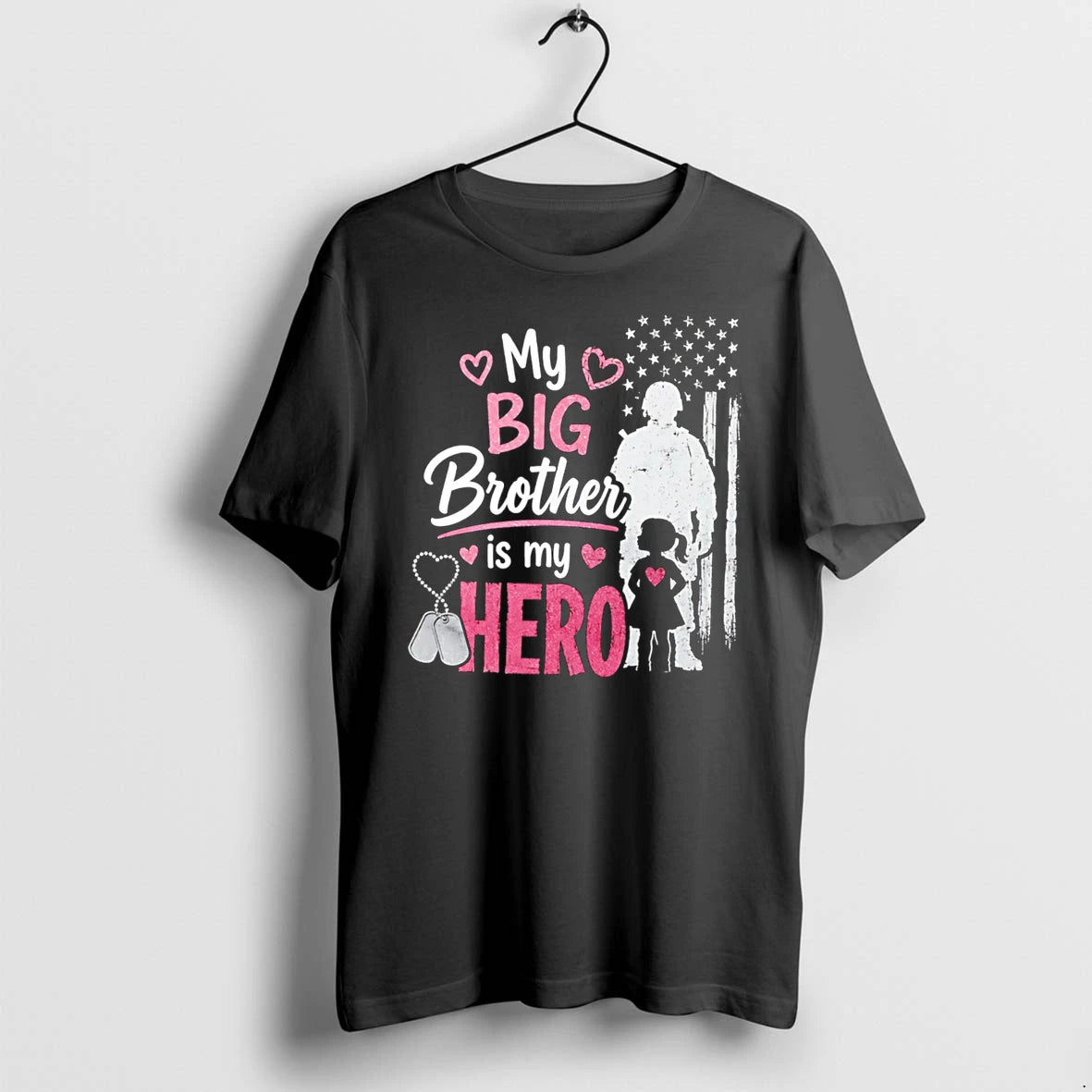 Officials My Big Brother Is My Hero Military Family Tee Premium T Shirt