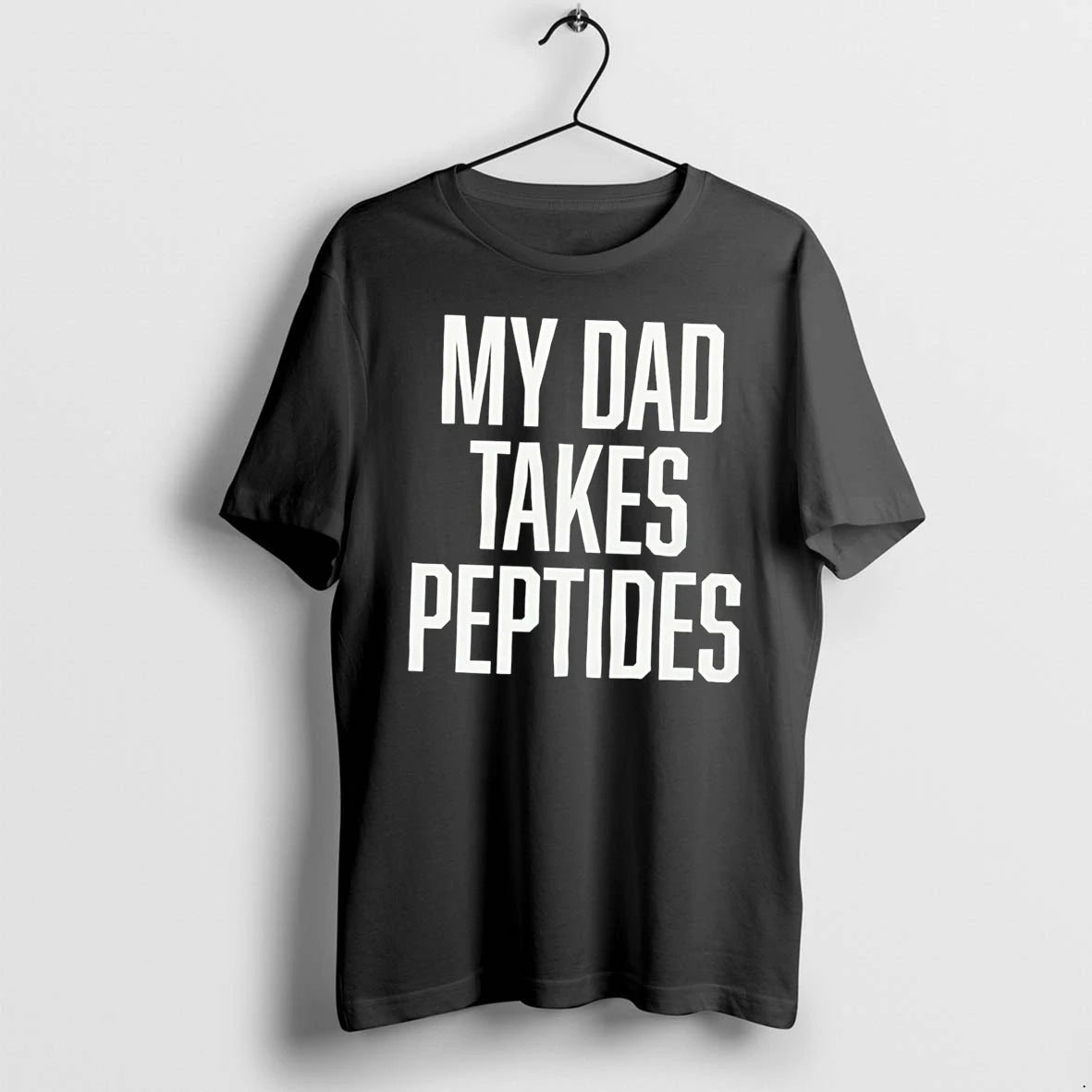 Officials My Dad Takes Peptides Funny Fathers Day Tee Premium T Shirt