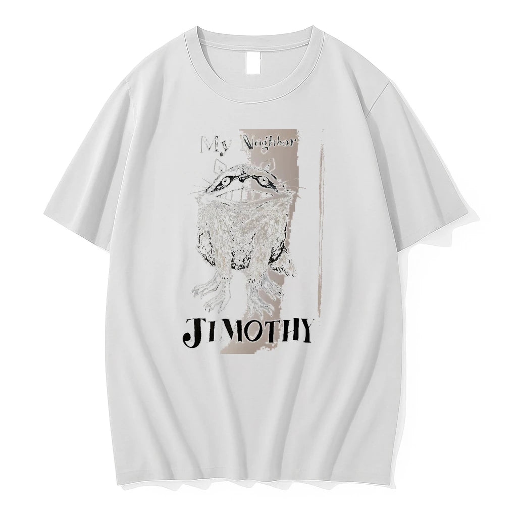 Officials My Neighbor Jimothy Raccoon White Premium T Shirt