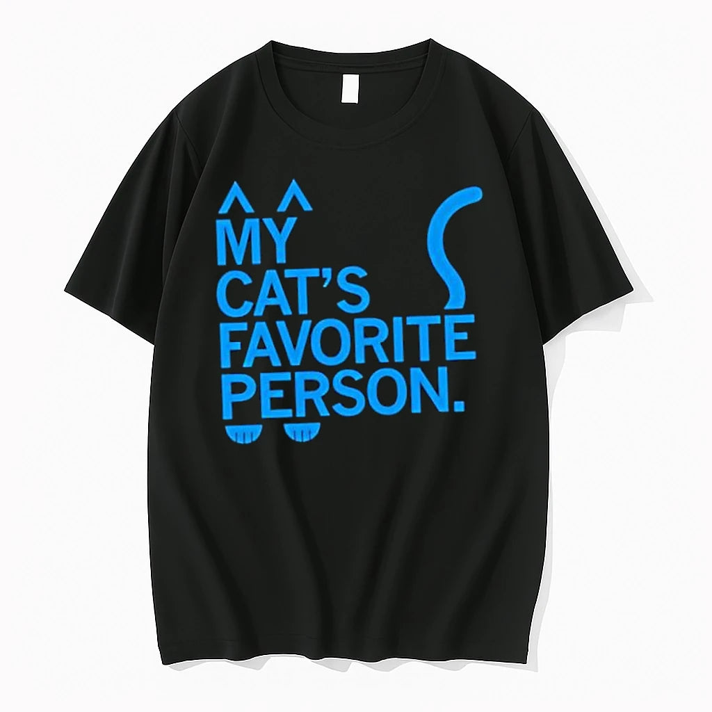Officials My Cats Favorite Person Premium T Shirt