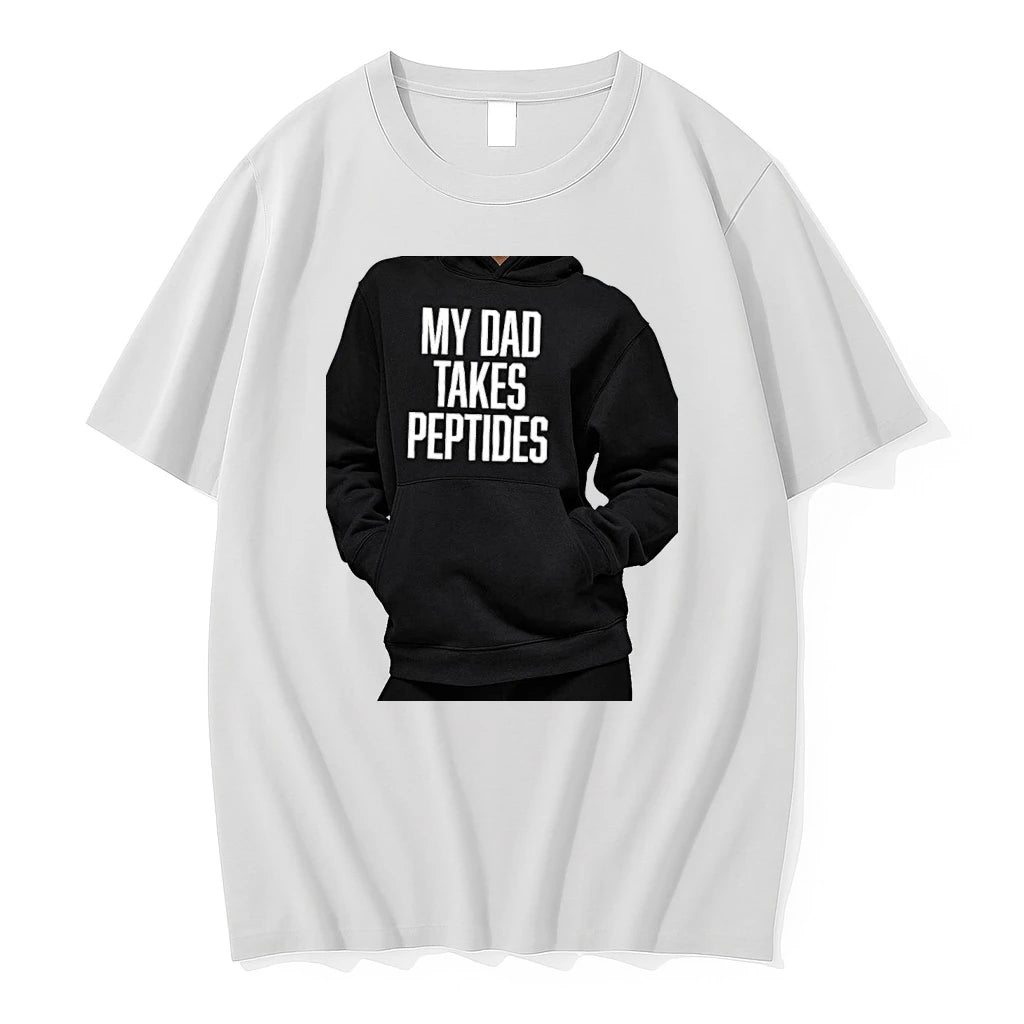 Officials My Dad Takes Peptides Bodybuilding Health Fitness Gym Premium T Shirt