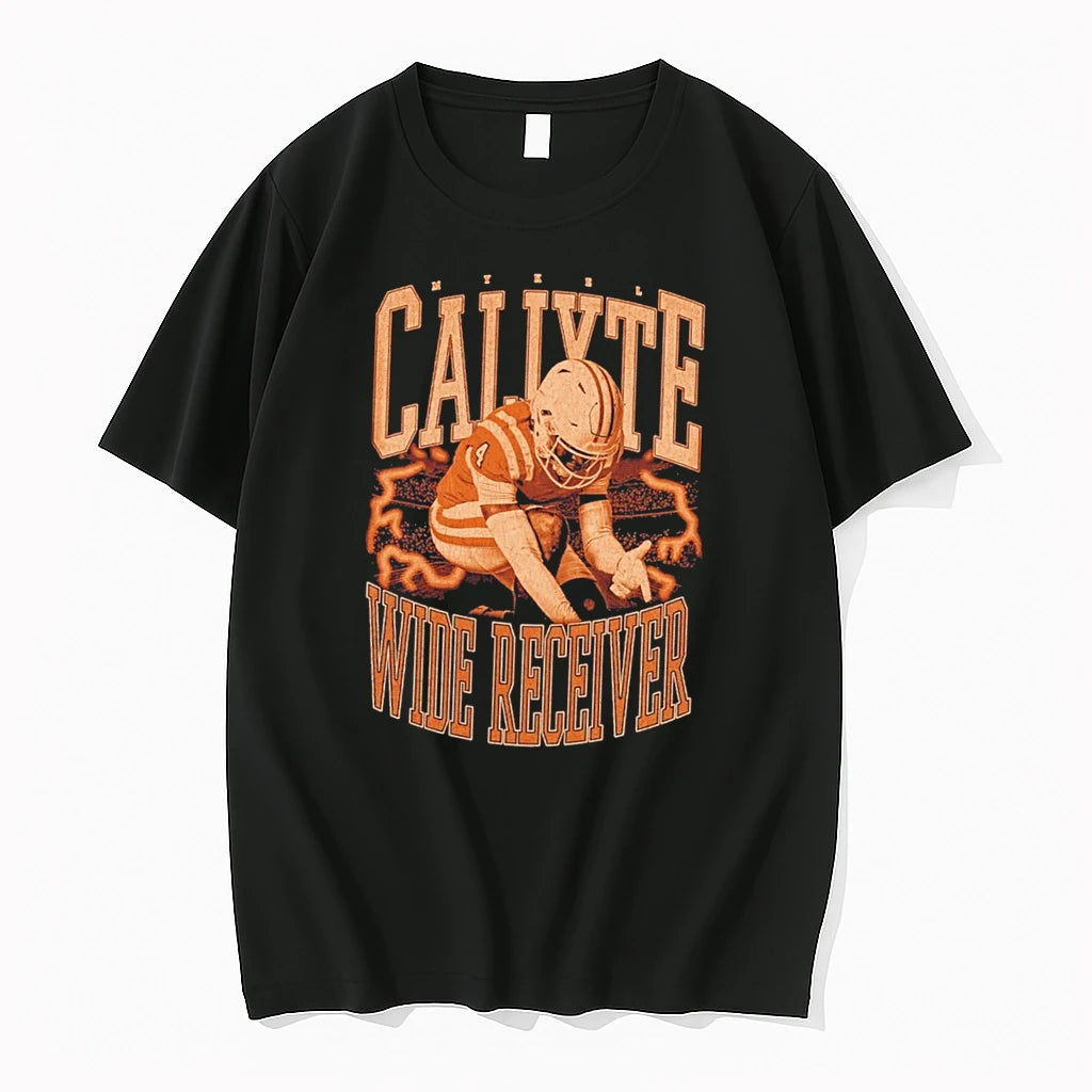 Officials Mykel Calixte Wide Receiver Vintage Football Tee Premium T Shirt