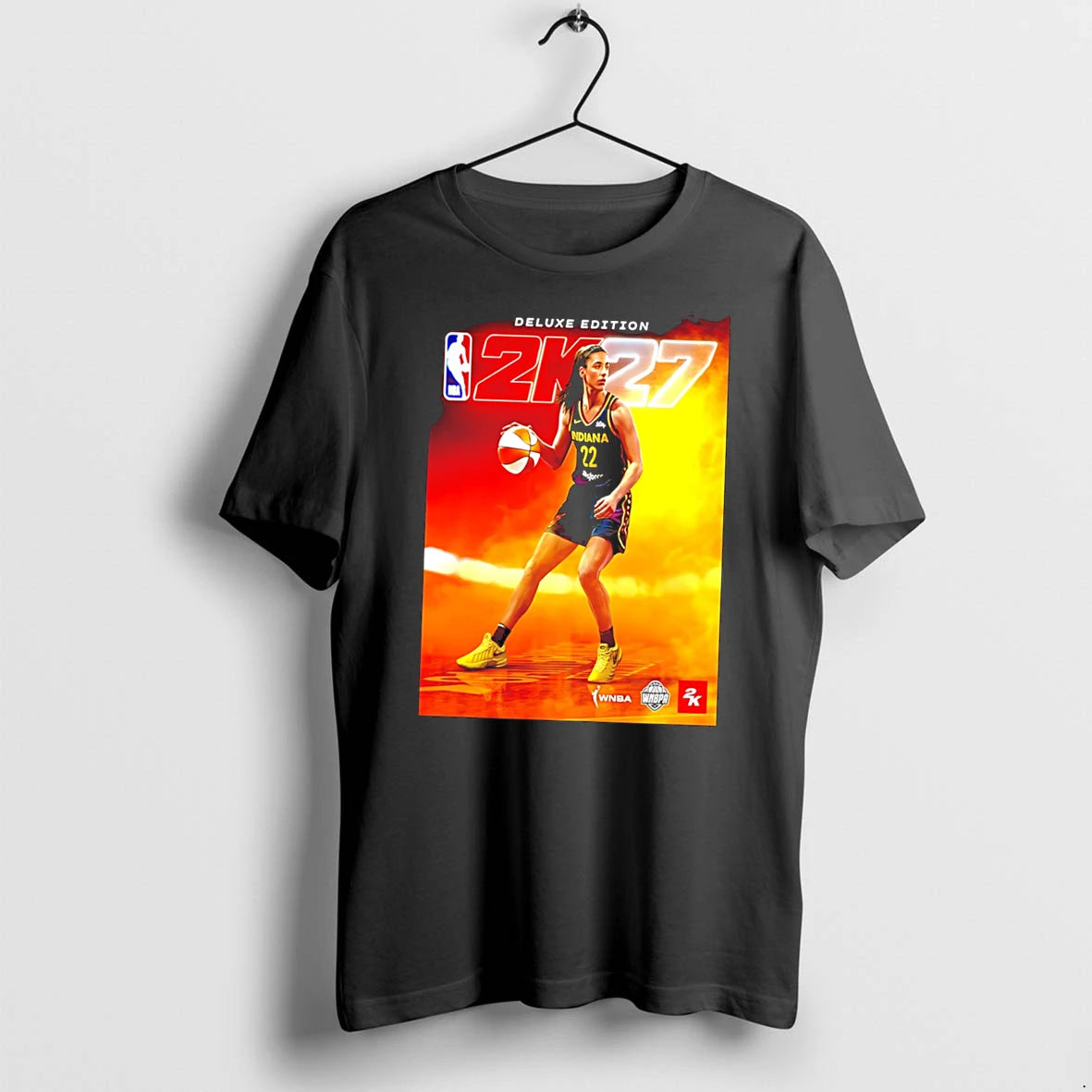 Officials Nba 2k27 Caitlin Clark Deluxe Edition Cover Tee Premium T Shirt