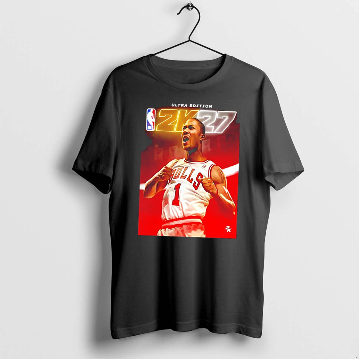 Officials Nba 2k27 Derrick Rose Chicago Bulls Ultra Edition Tee Premium T Shirt