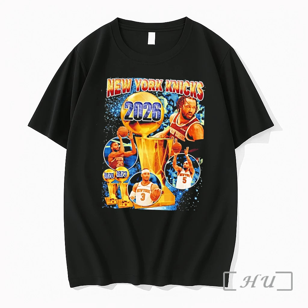 Officials Ny Knicks Nba Champions 2026 Brunson Towns Anunoby Graphic Tee Premium T Shirts Sweater