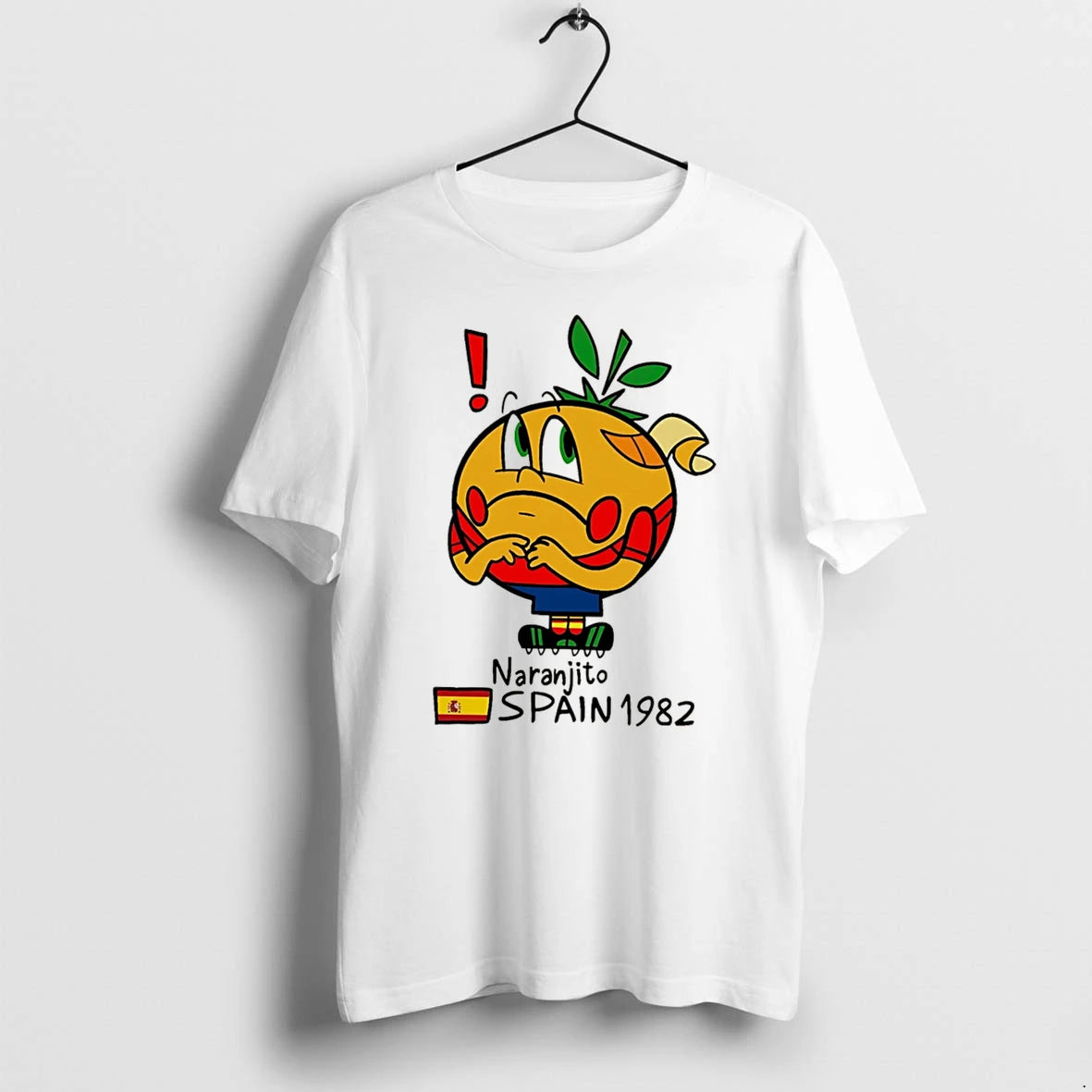 Officials Naranjito Spain 1982 World Cup Mascot Football History Tee Premium T Shirt