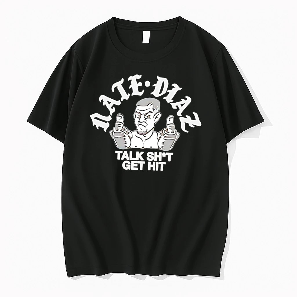 Officials Nate Diaz Talk Shit Get Hit Stockton Slap Black Premium T Shirt