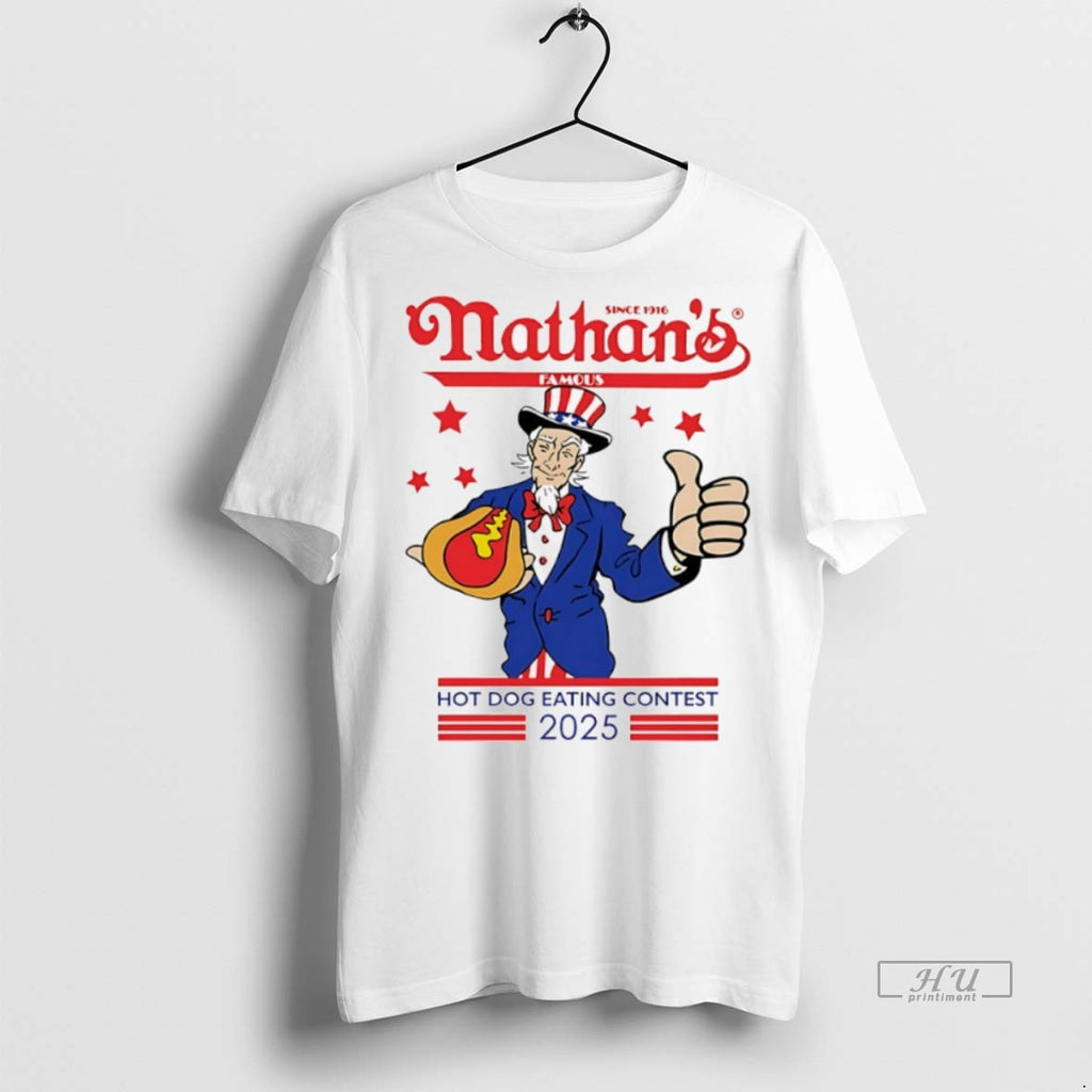 Officials Nathans Famous Hot Dog Eating Contest 4th Of July 2025 T Shirt Sweater