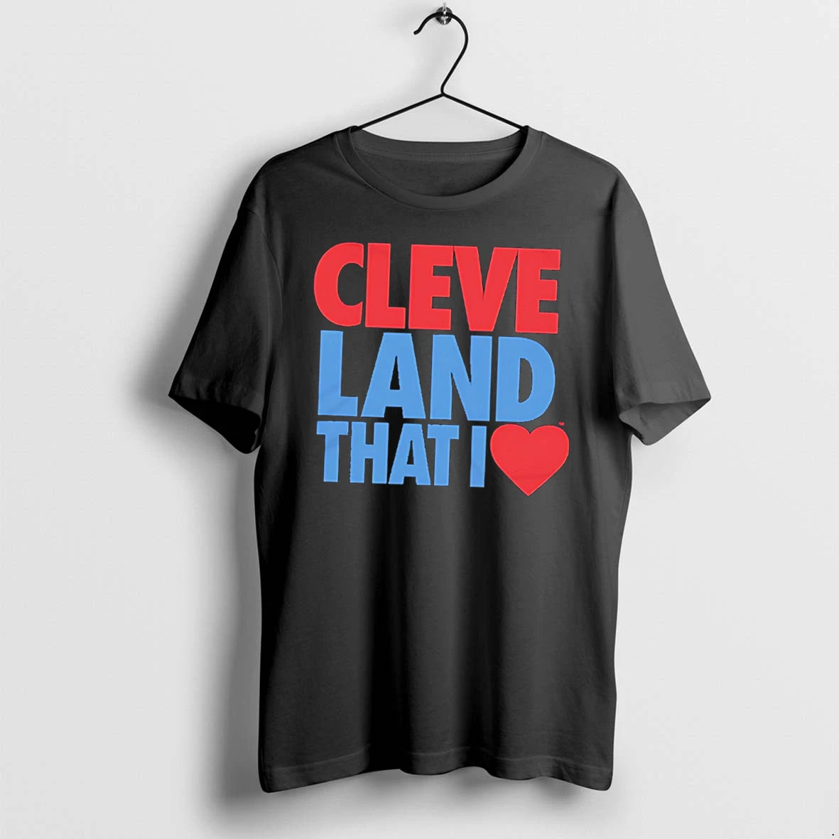 Officials Navy Cleveland That I Love Tee Premium T Shirt