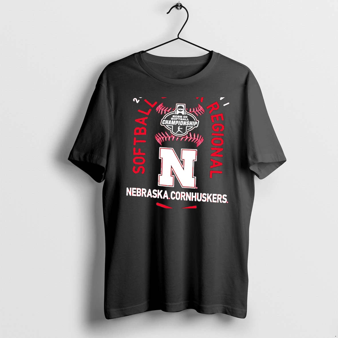 Officials Nebraska Cornhuskers 2026 Ncaa Division I Softball Super Regionals Tee Premium T Shirt