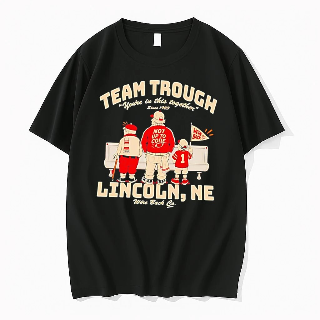 Officials Nebraska Cornhuskers Football Team Trough Lincoln Ne Were Back Tee Premium T Shirt