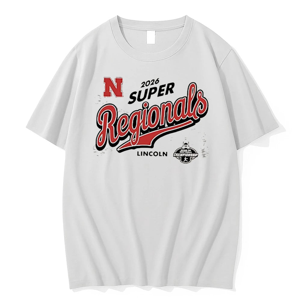 Officials Nebraska Huskers Softball 2026 Super Regionals Tee Premium T Shirt