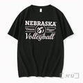 Officials Nebraska Huskers Dream Bigger Volleyball Graphic Tee