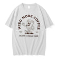 Officials Need More Coffee Beans Cream Cafe Fresh Tasty Tee Premium T Shirt