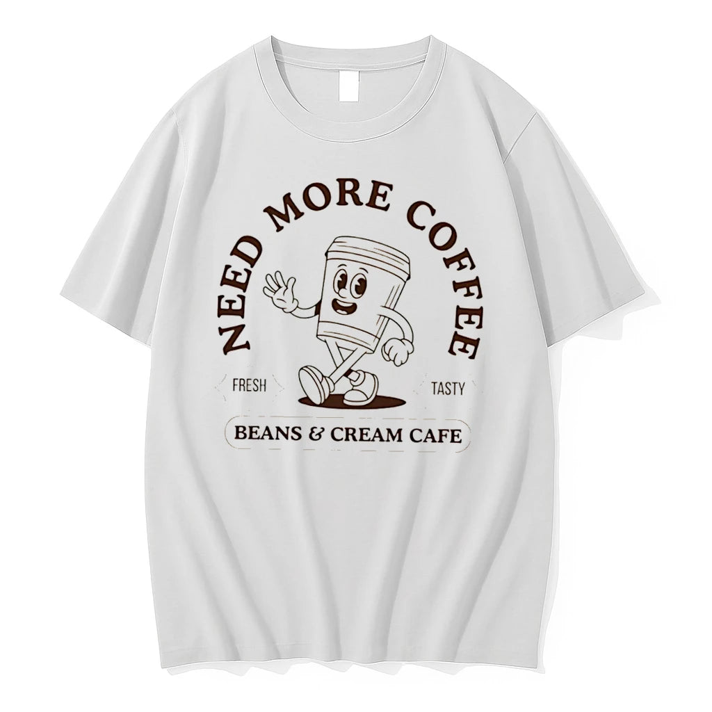 Officials Need More Coffee Beans Cream Cafe Fresh Tasty Tee Premium T Shirt