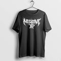 Officials Negative Xp Metal Logo Black And White Black Premium T Shirt