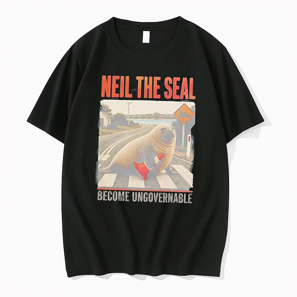 Officials Neil The Seal Become Ungovernable Traffic Cone Tee Premium T Shirt