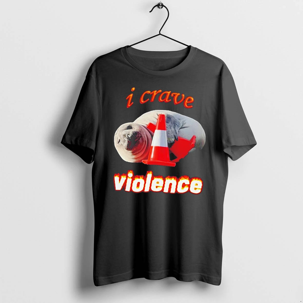 Officials Neil The Seal I Crave Violence Tee Premium T Shirt