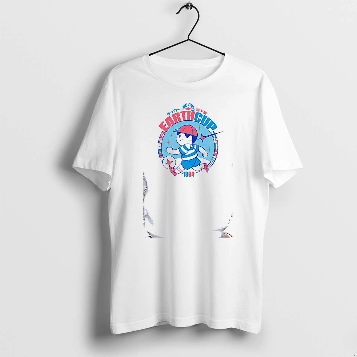 Officials Ness Earthbound Earth Cup 1994 Soccer Senshuken Premium T Shirt