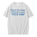 Officials Never Hit A Man When Hes Down Kick Him Tee Premium T Shirt