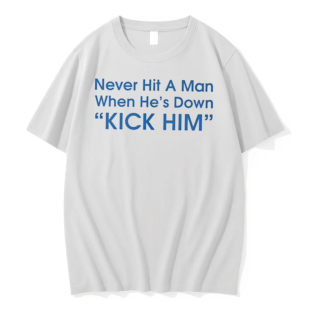 Officials Never Hit A Man When Hes Down Kick Him Tee Premium T Shirt