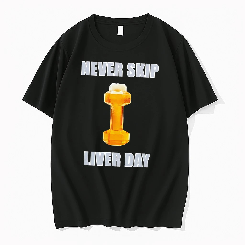 Officials Never Skip Liver Day Beer Dumbbell Workout Tee Premium T Shirt