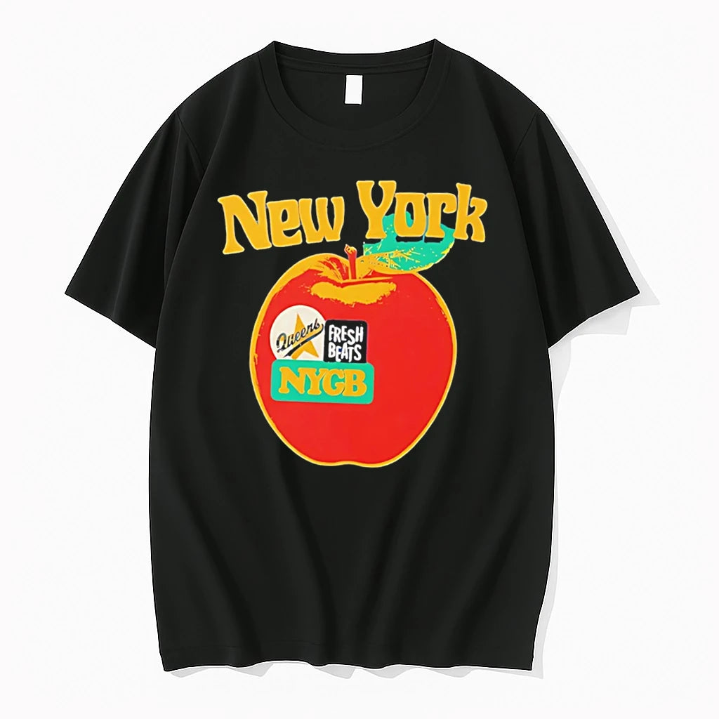 Officials New York Fresh Beats Apple Graphic Tee Premium T Shirt