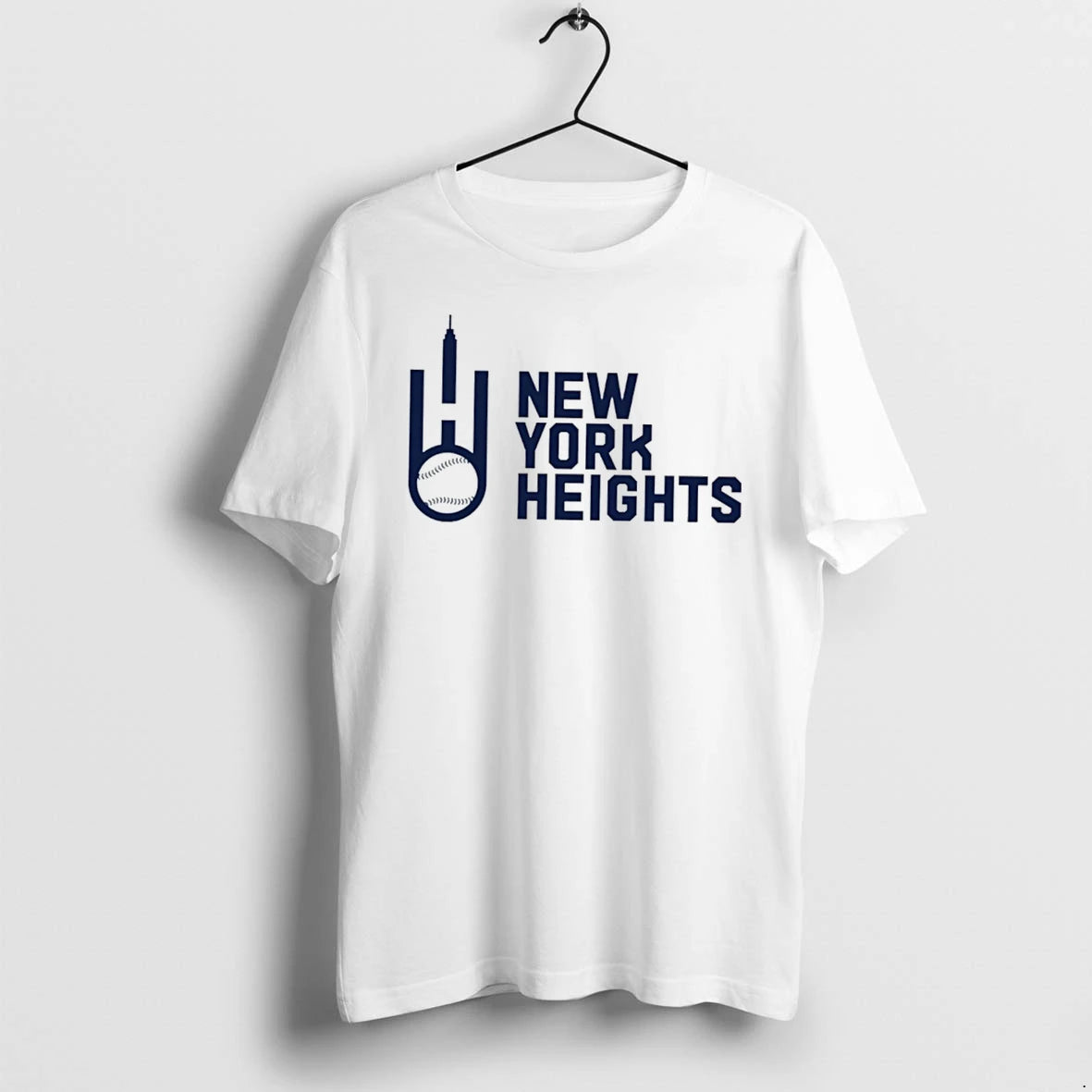 Officials New York Heights Baseball Logo City Skyline Tee Premium T Shirt