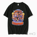 Officials New York Knicks 2026 World Champions Team Collage Caricature Graphic Tee Premium T Shirts