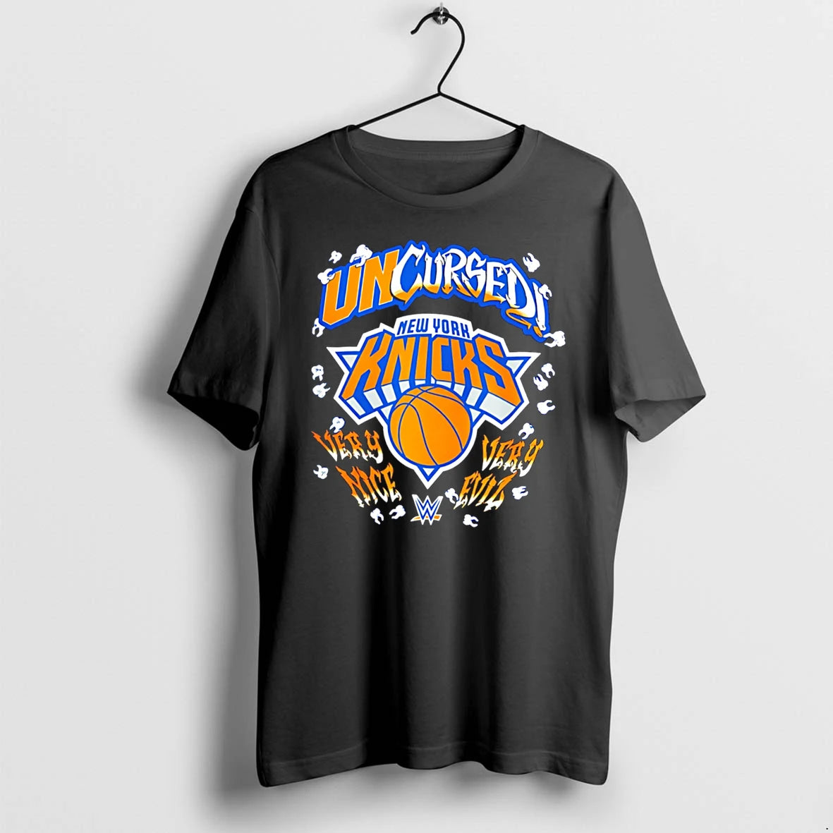 Officials New York Knicks Danhausen Uncursed Every Nice Very Evil Tee Premium T Shirt