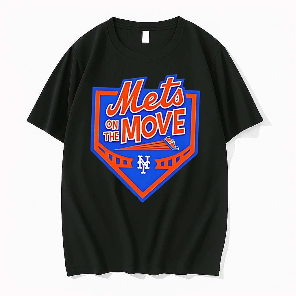 Officials New York Mets On The Move Tee Premium T Shirt