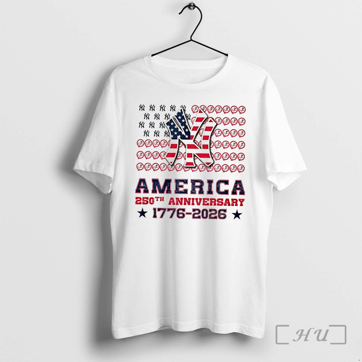 Officials New York Yankees America 250th Anniversary 1776 2026 Graphic Tee Premium T Shirts Sweater