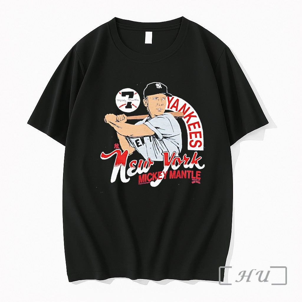 Officials New York Yankees Mickey Mantle Player Graphic Tee