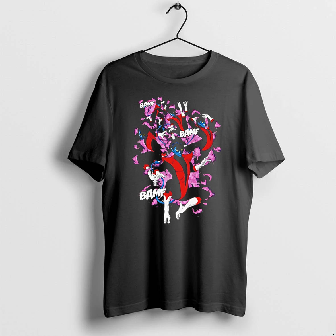 Officials Nightcrawler Bamf X Men Marvel Mutant Tee Premium T Shirt
