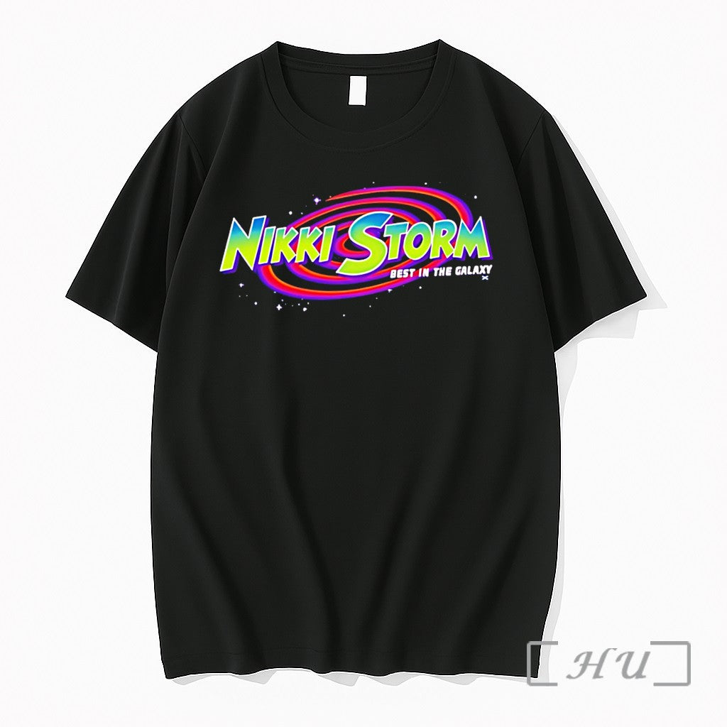 Officials Nikki Storm Best In The Galaxy Spiraling Graphic Tee