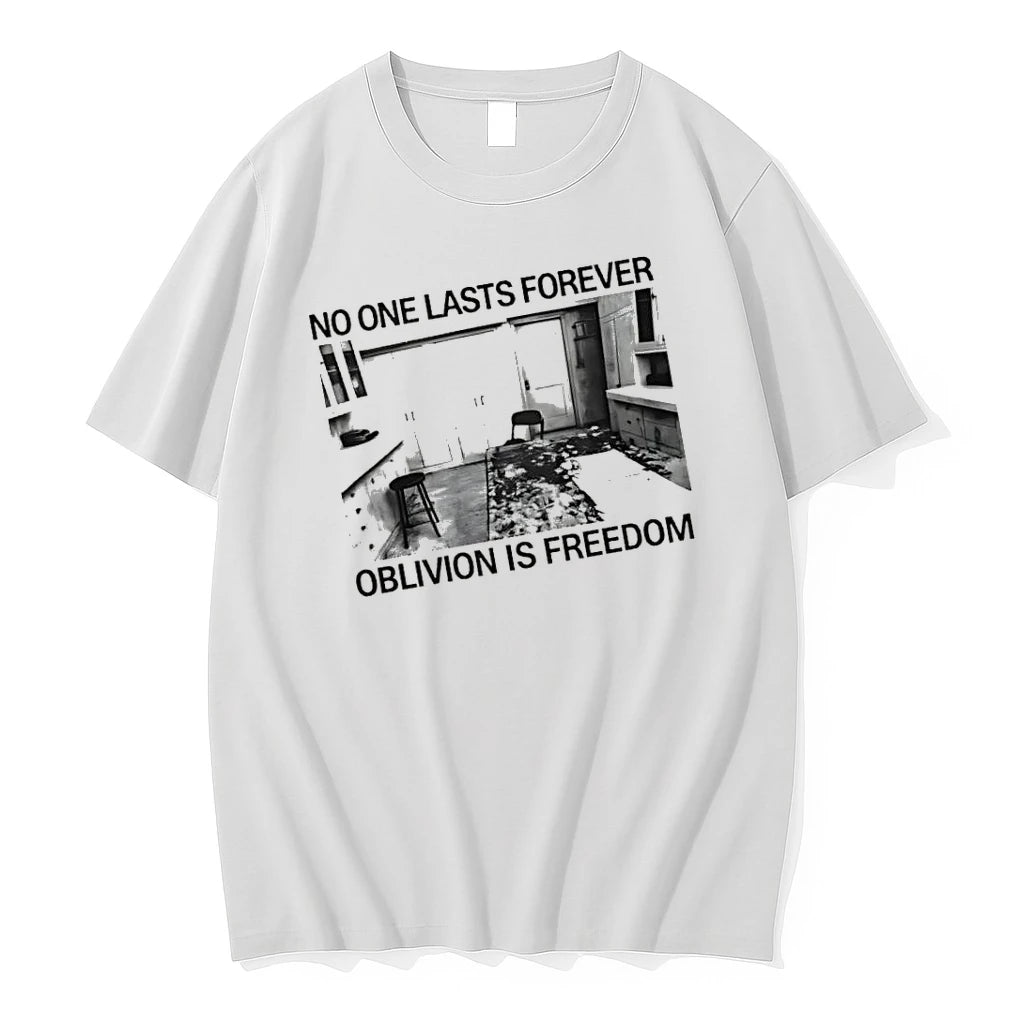 Officials No One Lasts Forever Oblivion Is Freedom Premium T Shirt