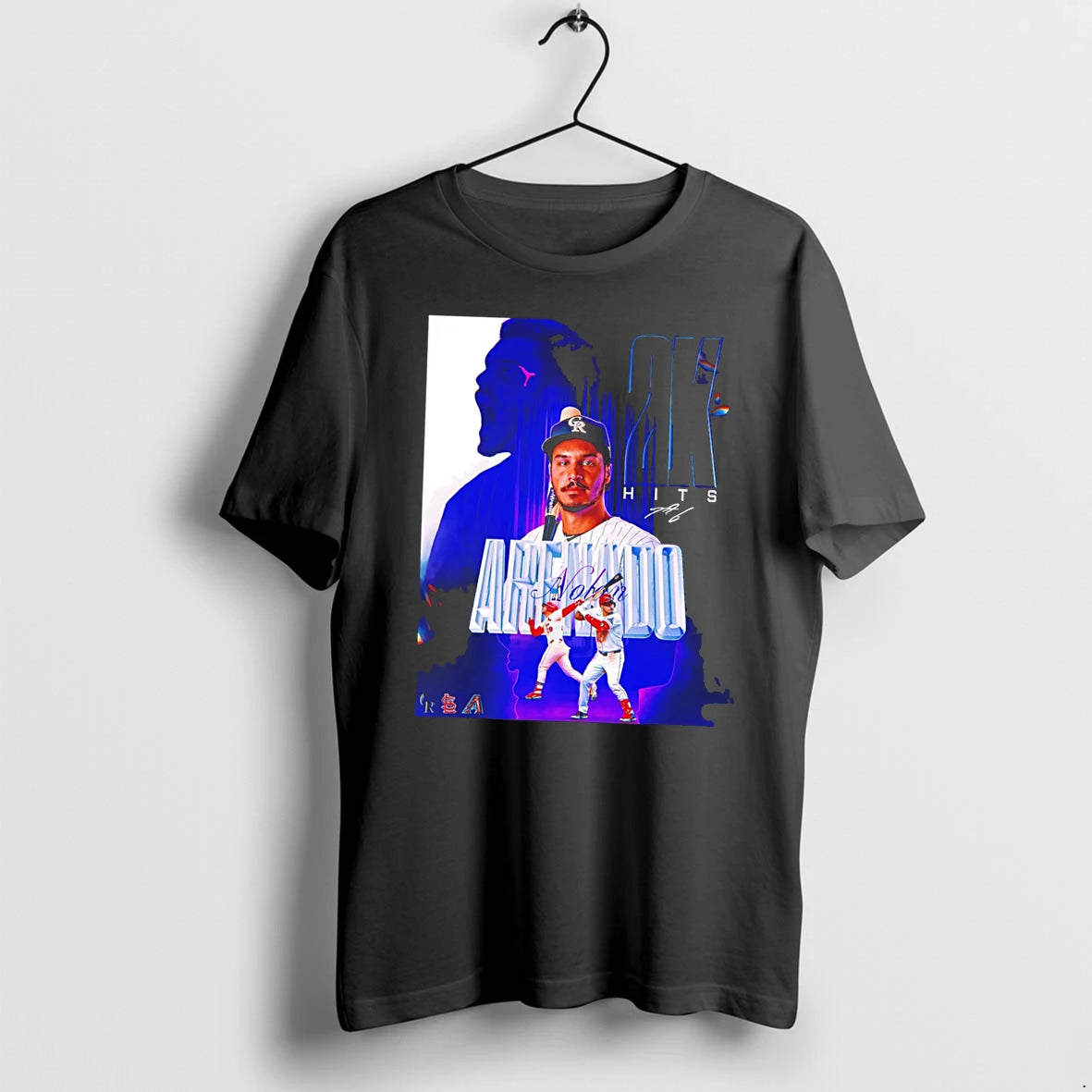 Officials Nolan Arenado 2k Hits Signature Mlb Baseball Tee Premium T Shirt