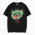 Officials Nope Cat Wizard Magical Fire Spell Wizardry Tee Premium T Shirt